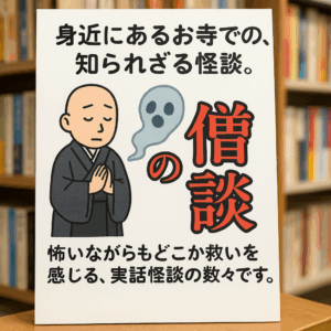 身近にあるお寺での、知られざる怪談。