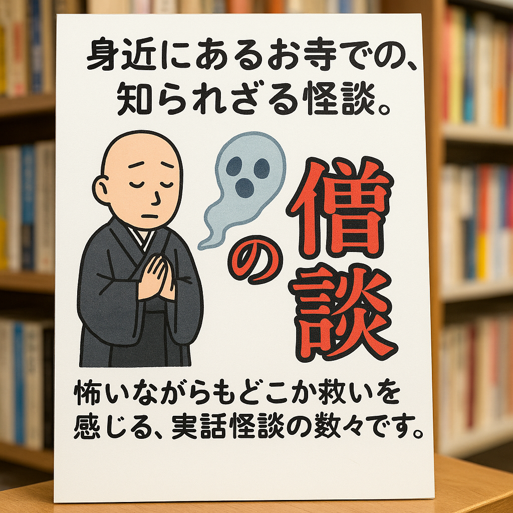 身近にあるお寺での、知られざる怪談。