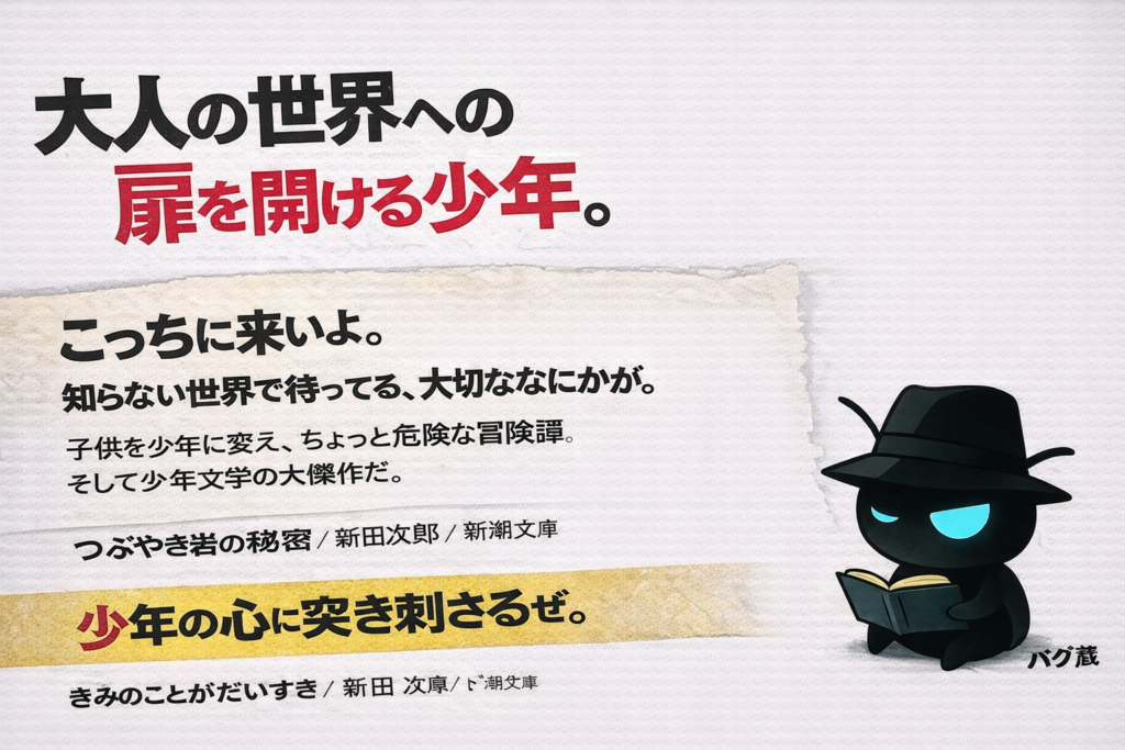 大人の世界への扉を開ける少年