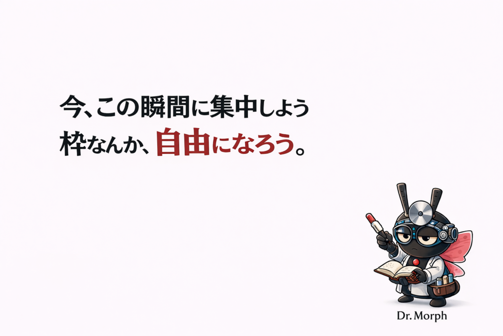 その枠から、自由になりませんか？